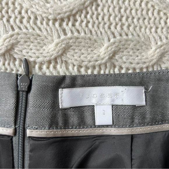 Josef Silk and Wool Blend Pencil Skirt - Picture 6 of 7